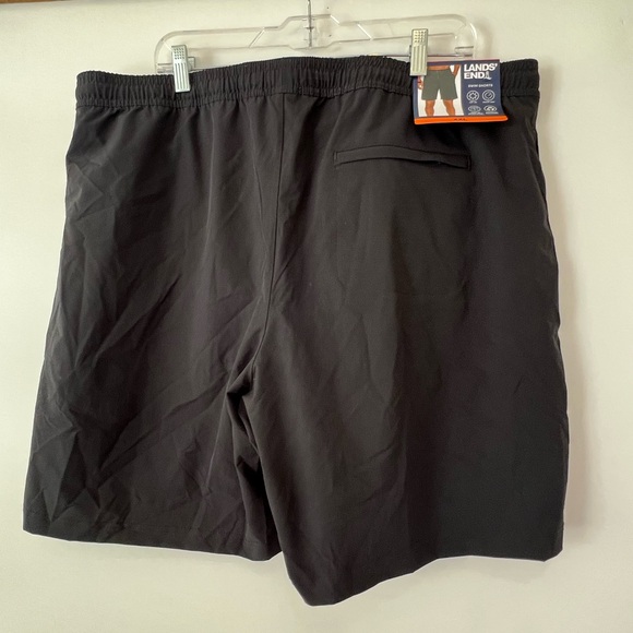 LANDS END Men’s Black Swim Trunks NWT Size XXL. Normcore Minimalist - Picture 2 of 14